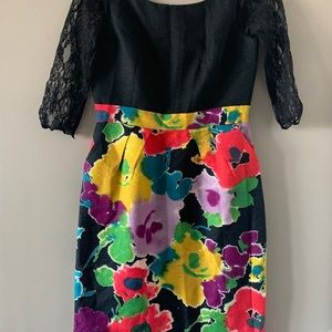 Lace and floral dress!